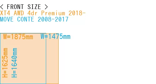 #XT4 AWD 4dr Premium 2018- + MOVE CONTE 2008-2017